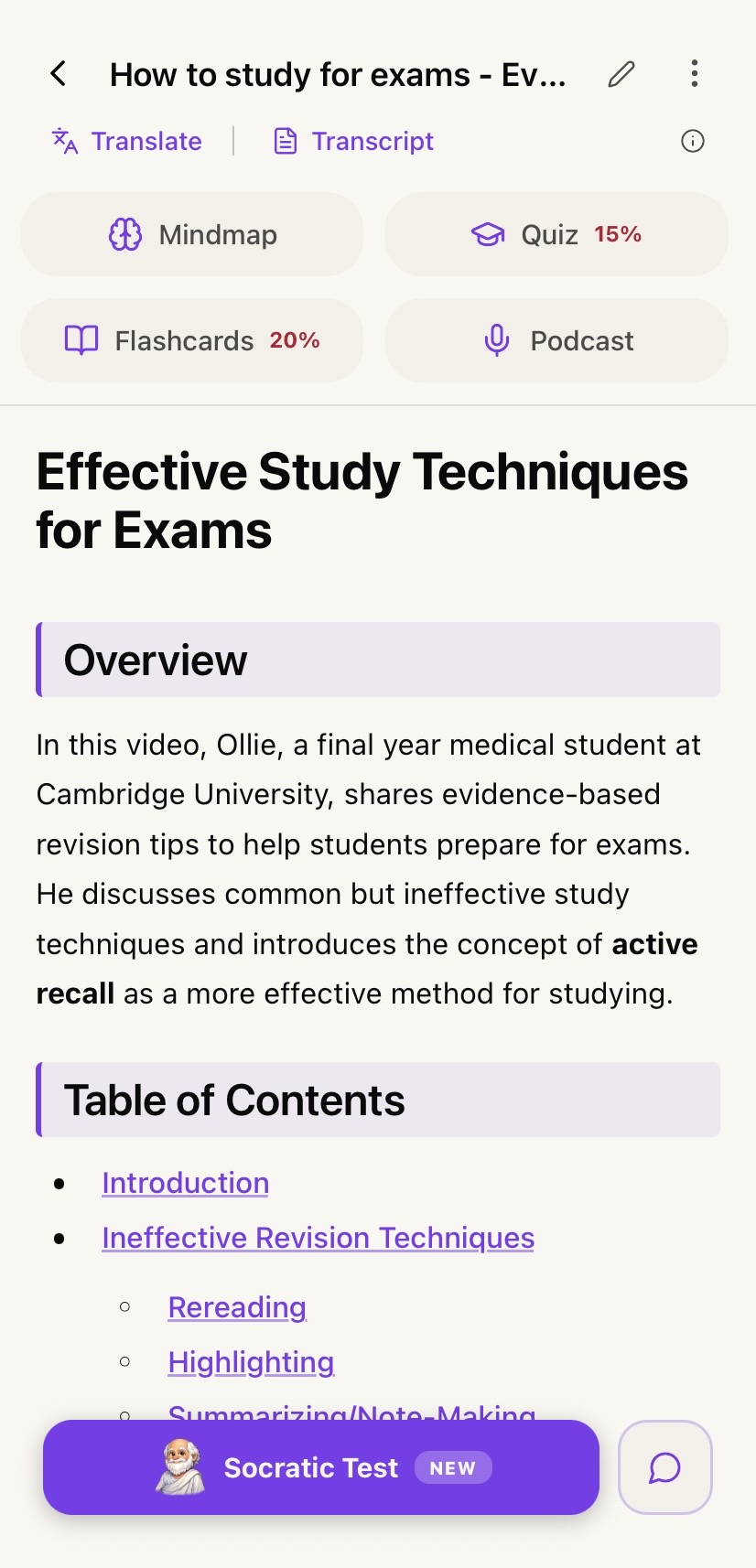 Socranotes - Smart Note Taking