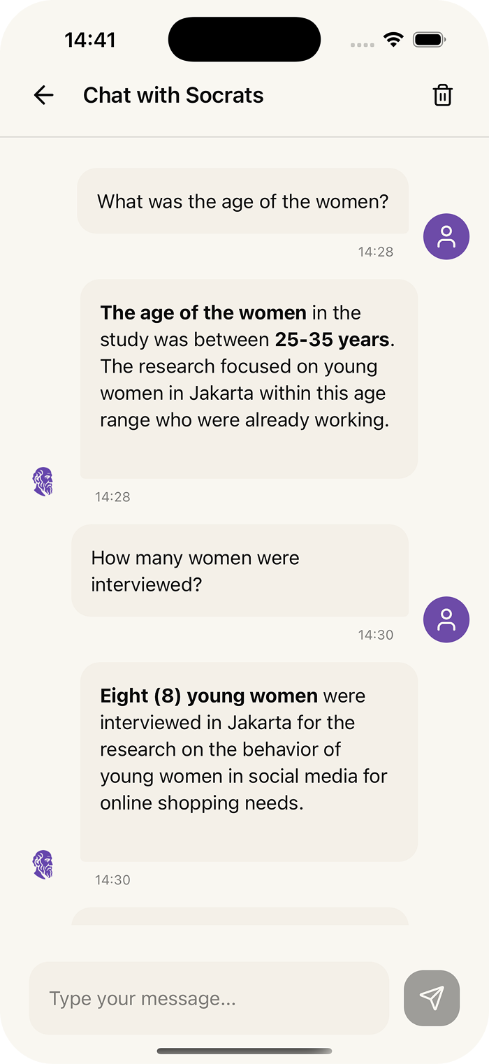 Socranotes App Interface