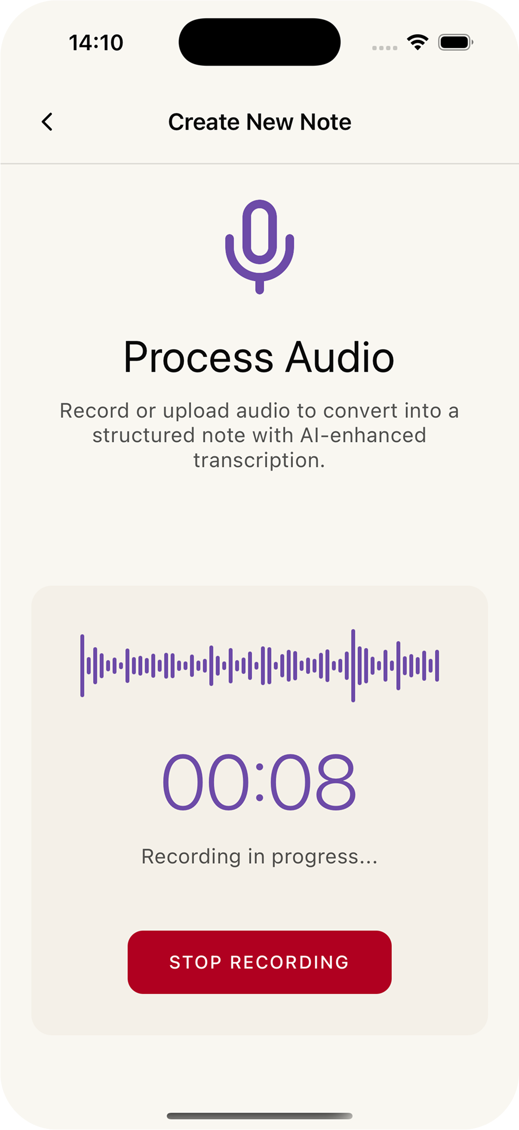 Step 2: AI Processing & Organization